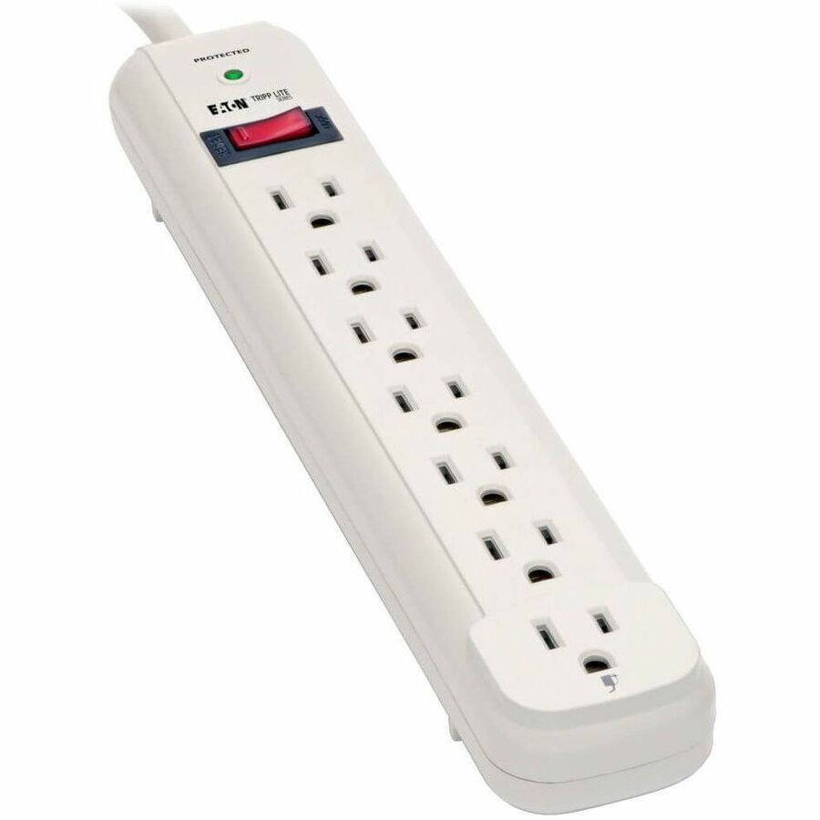 Gray - NEMA 5-15P - 7 x NEMA 5-15R - 1800 VA - 1080 J - 120 V AC Input - 120 V AC Output - 25 ft