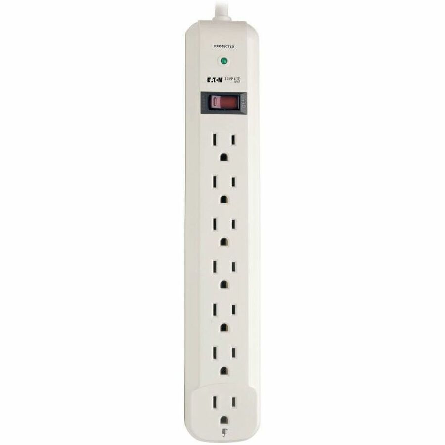 Gray - NEMA 5-15P - 7 x NEMA 5-15R - 1800 VA - 1080 J - 120 V AC Input - 120 V AC Output - 25 ft