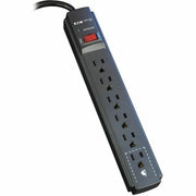 NEMA 5-15P - 6 x NEMA 5-15R - 1800 VA - 900 J - 120 V AC Input - 120 V AC Output - 6 ft