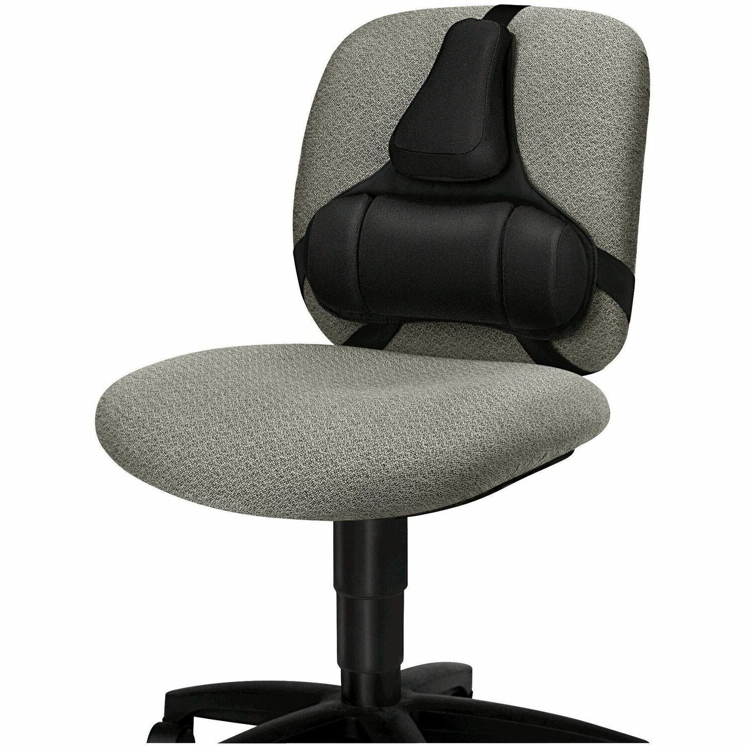 Strap Mount - Black - Fabric, Memory Foam - 1 Each
