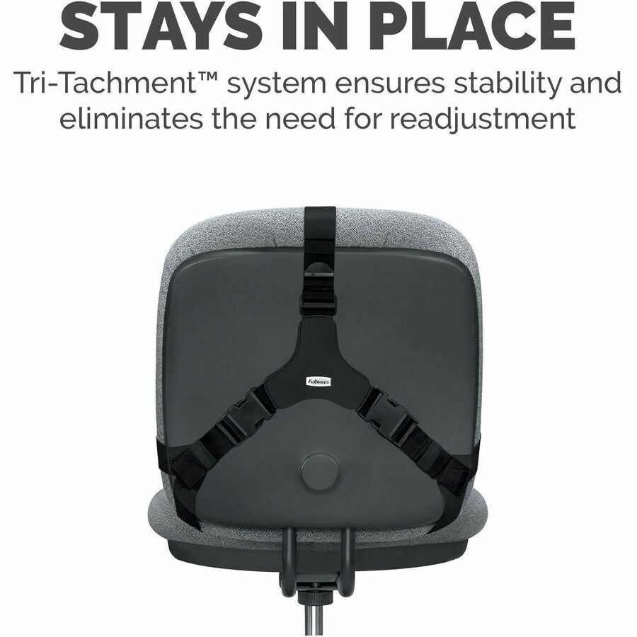 Strap Mount - Black - Fabric, Memory Foam - 1 Each