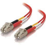 C2G Fiber Optic Duplex Patch Cable - 6.56 ft Fiber Optic Network Cable - First End: 2 x LC - Male - Second End: 2 x LC - Male - Patch Cable - 50/125 &micro;m - Red - 1 Each