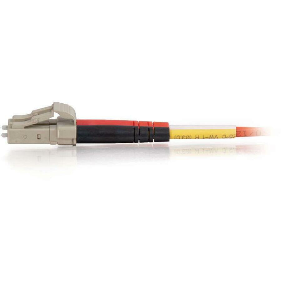 C2G Fiber Optic Duplex Patch Cable - 9.84 ft Fiber Optic Network Cable - First End: 2 x LC - Male - Second End: 2 x LC - Male - Patch Cable - 50/125 &micro;m - Red - 1 Each
