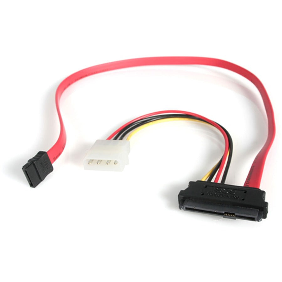 StarTech.com 18in SAS 29 Pin to SATA Cable with LP4 Power