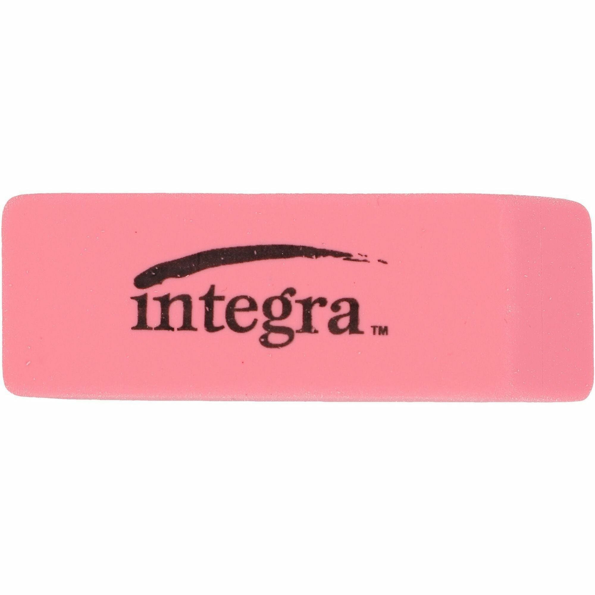 Pink - 2" Width x 0.8" Height x 0.4" Depth - 24 / Box - Soft, Pliable, Latex-free