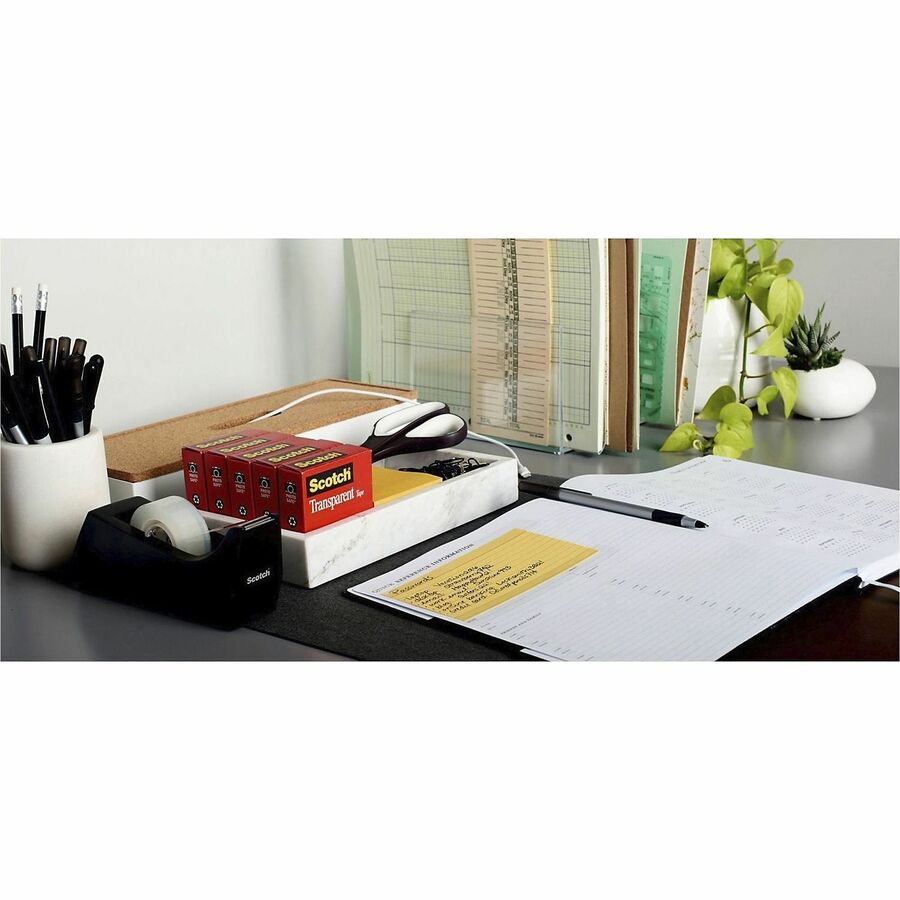 36 yd Length x 0.75" Width - 1" Core - Clear - Stain Resistant, Moisture Resistant, Long Lasting - For Wrapping, Sealing, Mending, Label Protection - 1 Pack