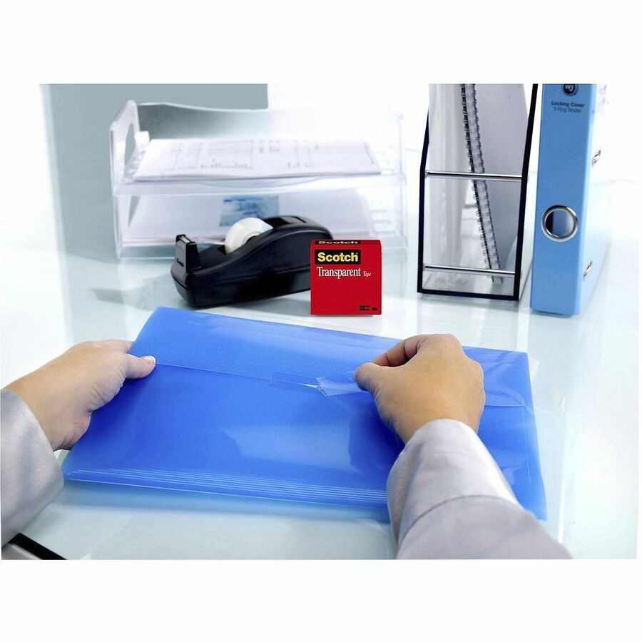 36 yd Length x 0.75" Width - 1" Core - Clear - Stain Resistant, Moisture Resistant, Long Lasting - For Wrapping, Sealing, Mending, Label Protection - 1 Pack