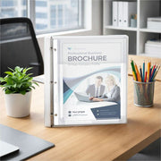 200 x Sheet Capacity - For Letter 8 1/2" x 11" Sheet - Clear - Vinyl - 10 / Pack