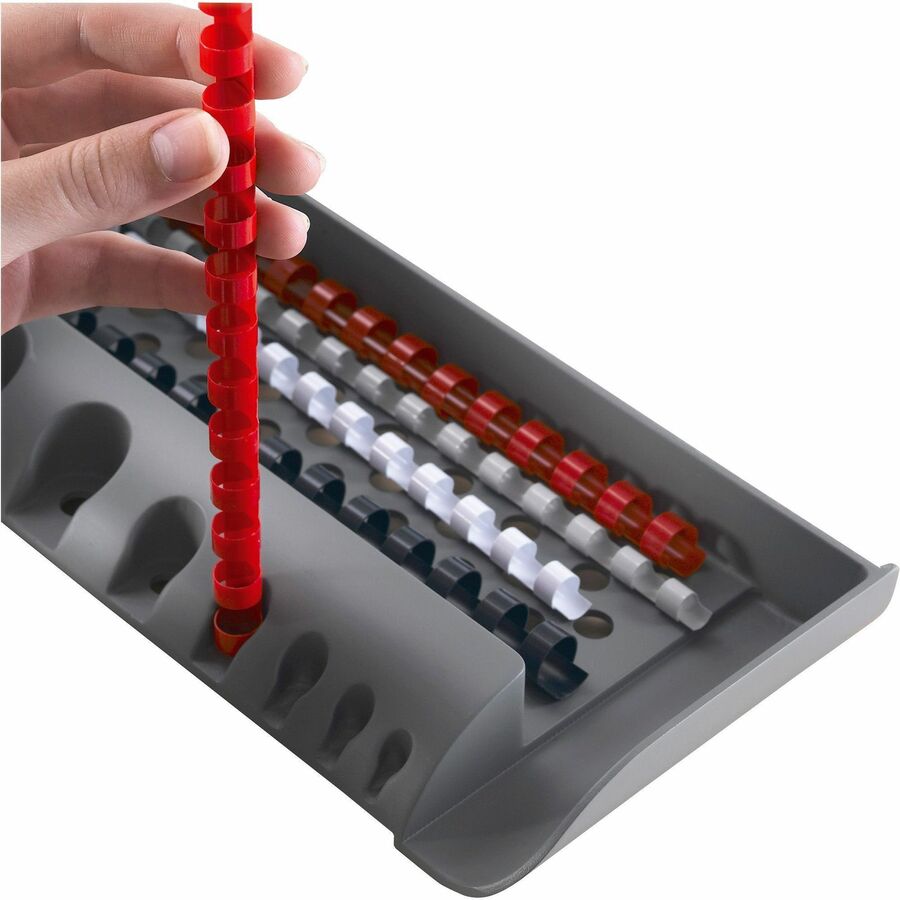 CombBind - 500 Sheet(s) Bind - 25 Punch - 5.1" Height x 16.9" Width x 15.4" Depth - Metallic Silver, Black