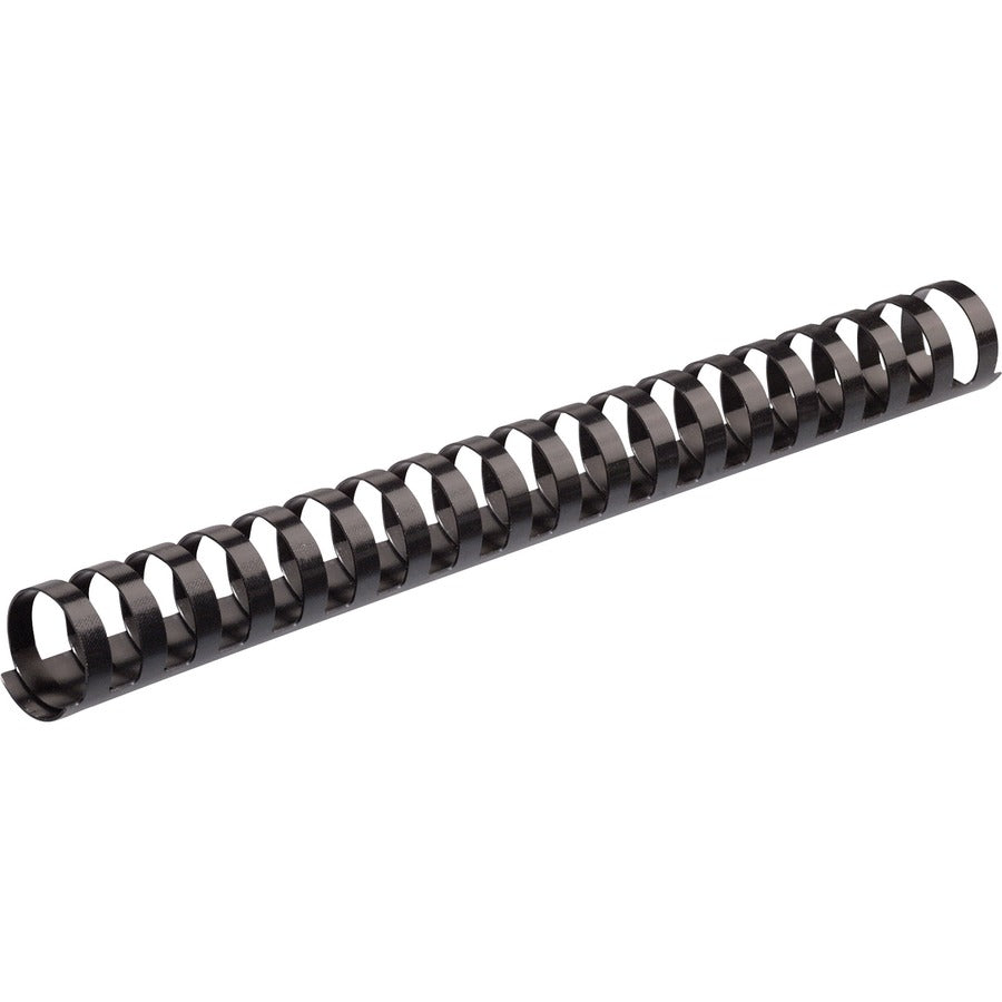 0.7" Height x 10.8" Width x 0.7" Depth - 0.75" Maximum Capacity - 150 x Sheet Capacity - For Letter 8 1/2" x 11" Sheet - 19 x Rings - Round - Black - Plastic - 1 Pack