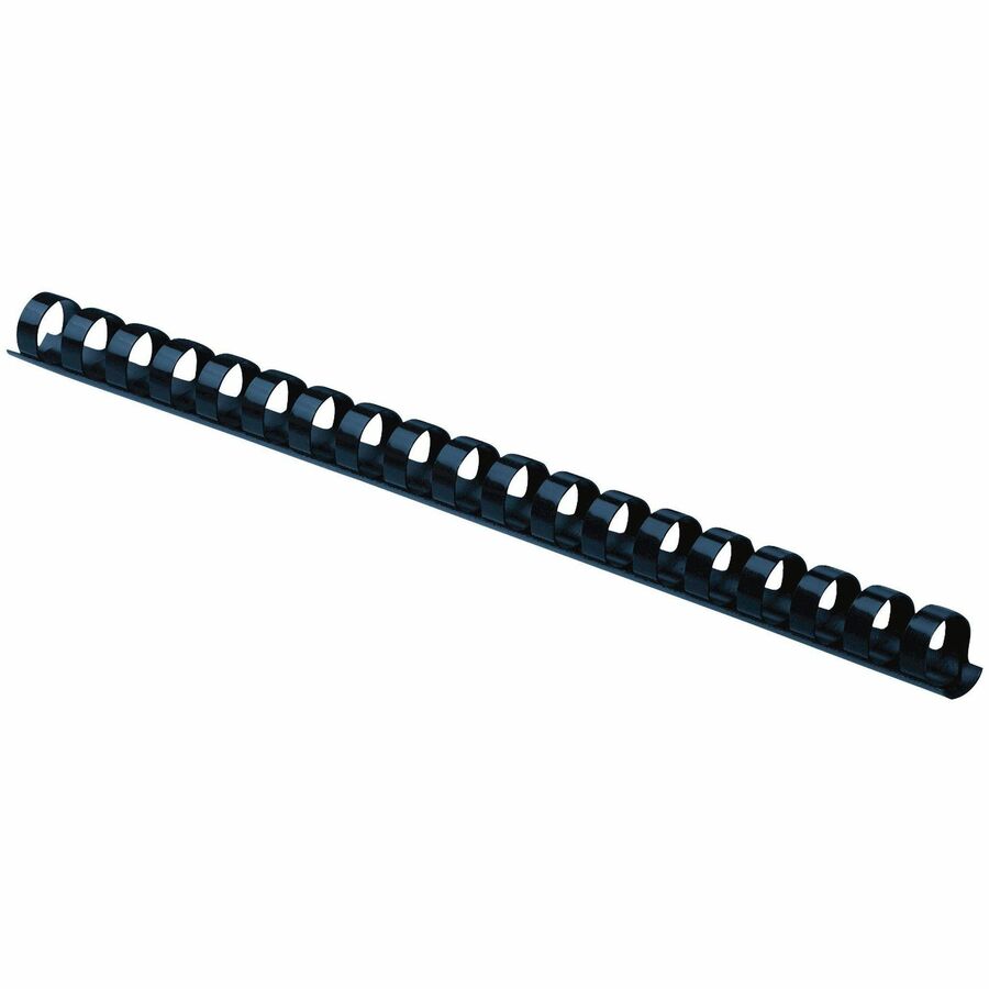 0.4" Height - 0.37" Maximum Capacity - 55 x Sheet Capacity - For Letter 8 1/2" x 11" Sheet - Navy - Plastic, Polyvinyl Chloride (PVC) - 100 / Pack