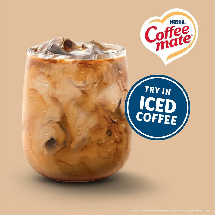 Coffee mate Sweetened Original Liquid Concentrate Coffee Creamer - Pump Bottle - Sweetened Original Flavor - 50.70 fl oz (1.50 L) - 300 Serving - 1 Each
