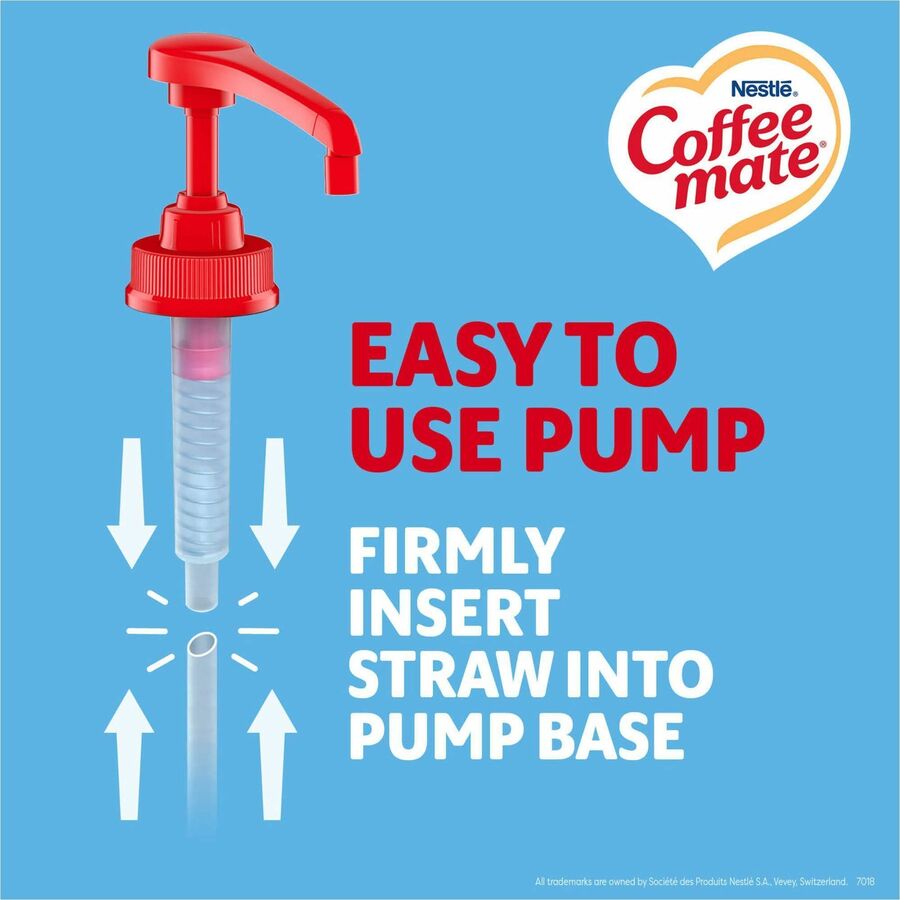 Coffee mate French Vanilla Liquid Concentrate Coffee Creamer - Pump Bottle - French Vanilla Flavor - 50.70 fl oz (1.50 L) - 300 Serving - 1 Each