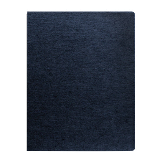 Fellowes Expressions Linen Presentation Covers - 11" Height x 8.5" Width x 0.1" Depth - For Letter 8 1/2" x 11" Sheet - Navy - Linen - 1 Pack