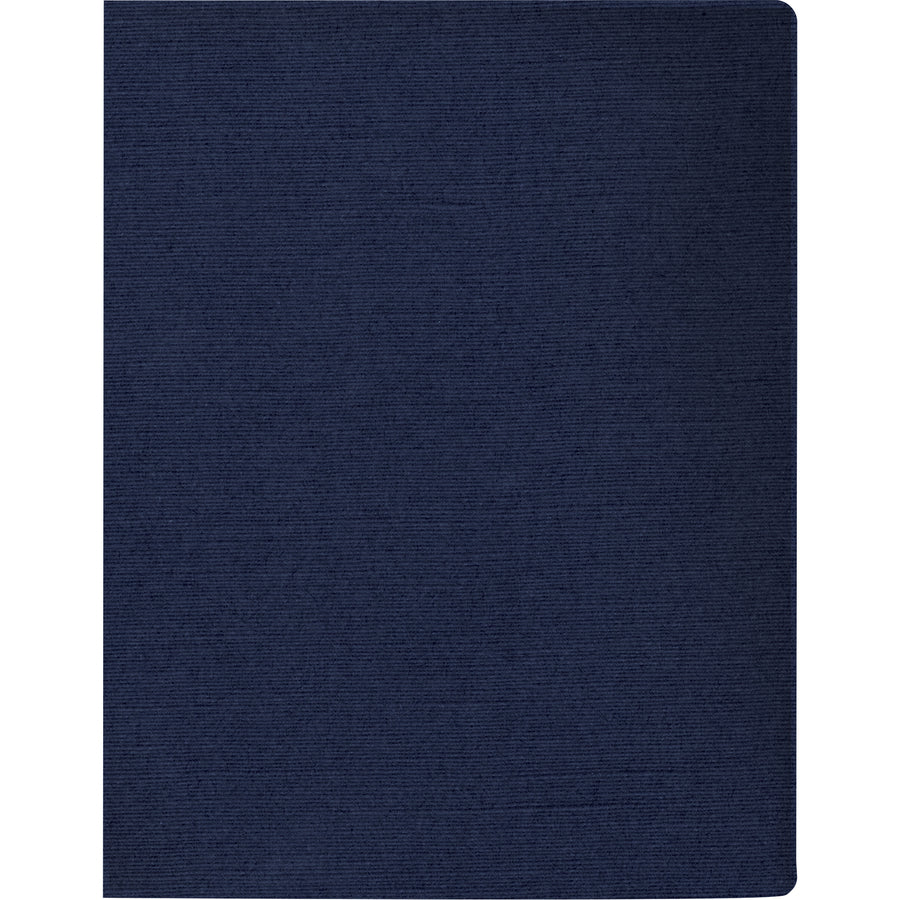 Fellowes Expressions Oversize Linen Presentation Covers - 11.3" Height x 8.8" Width x 0.1" Depth - For Letter 8 1/2" x 11" Sheet - Navy - Linen - 1 Pack