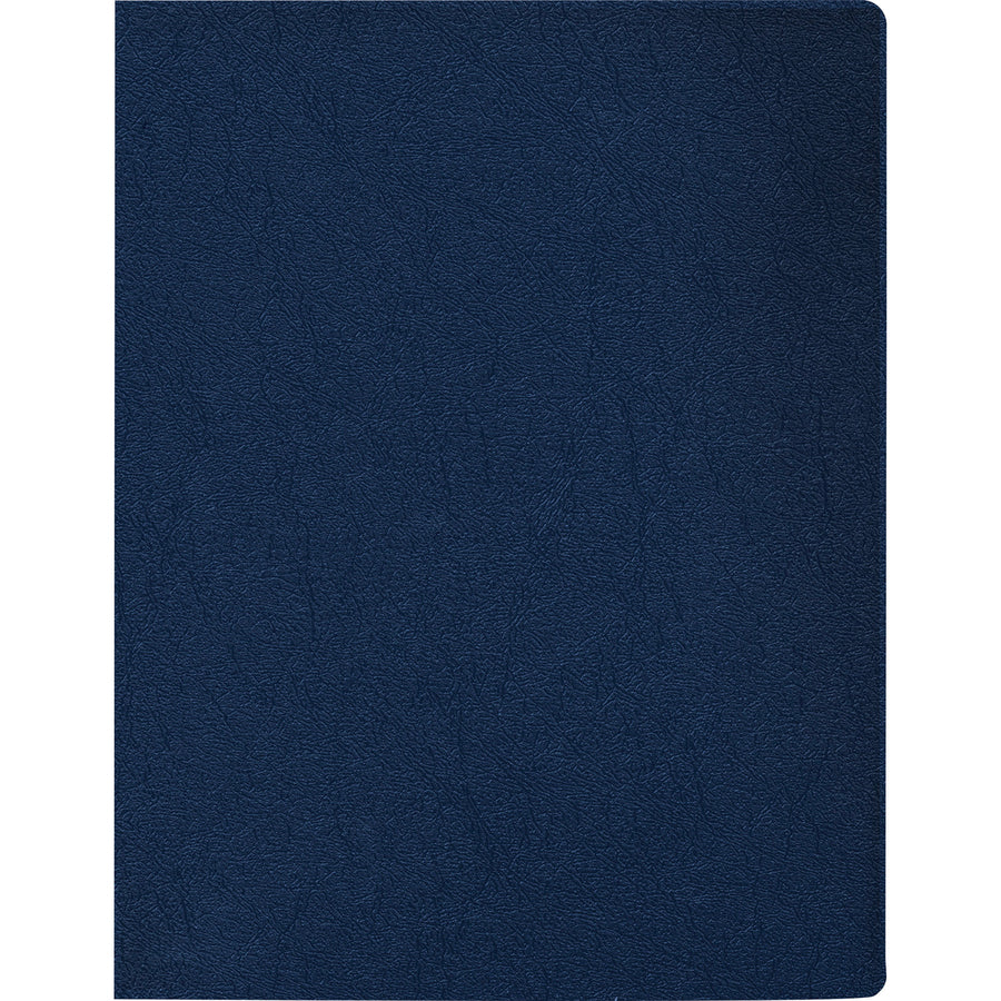 Fellowes Executive Presentation Covers - 11.3" Height x 8.8" Width x 0.1" Depth - For 8 3/4" x 11 1/4" Sheet - Rectangular - Navy - Vinyl - 1 Pack