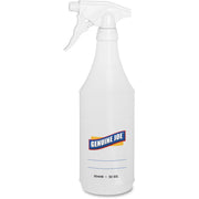 Genuine Joe 32 oz Trigger Spray Bottle - Suitable For Cleaning - Adjustable, Flexible, Graduated - Clear - 2 / Pack