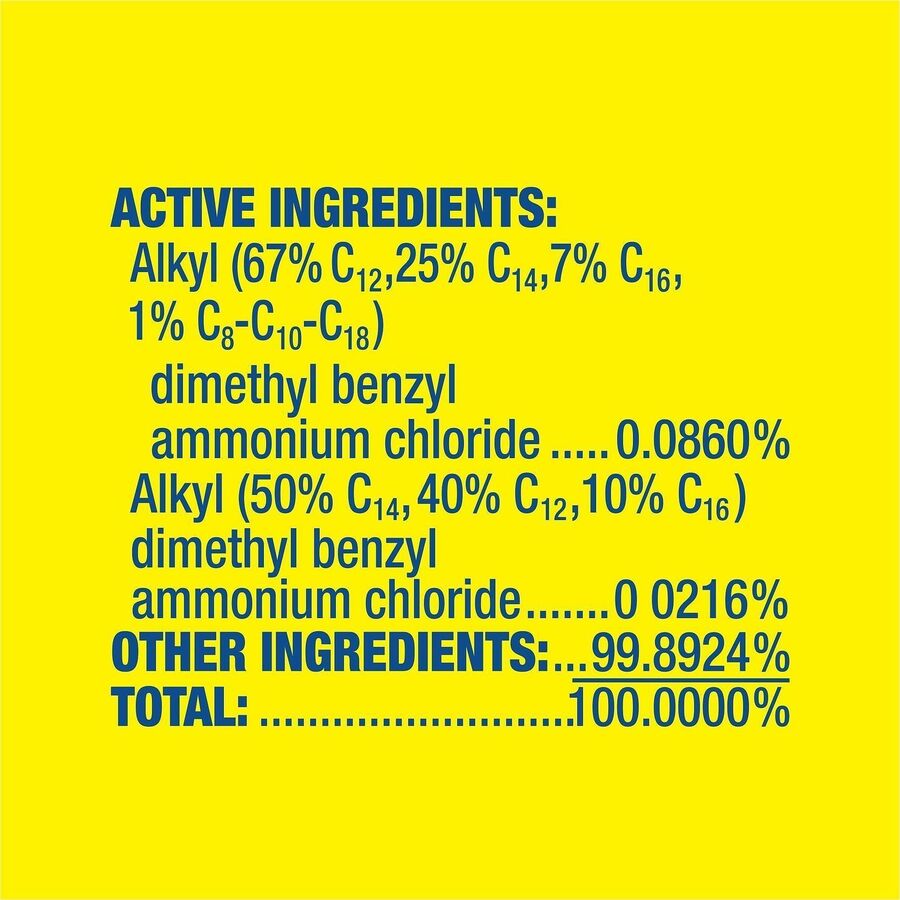 Lysol Lemon All Purpose Cleaner - Ready-To-Use - 32 fl oz (1 quart) - Lemon Breeze Scent - Recommended For: Bacteria Remover, Grease Remover - Deodorize, Disinfectant - Yellow - 12 / Carton