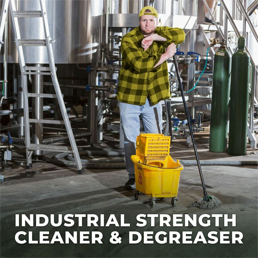 Simple Green Industrial Cleaner/Degreaser - For Washable Surface - Concentrate - 24 fl oz (0.8 quart) - Lemon Scent - Recommended For: Coffee Remover, Lipstick Remover, Ink Remover, Grease Remover - Non-toxic - Lemon - 1 Each