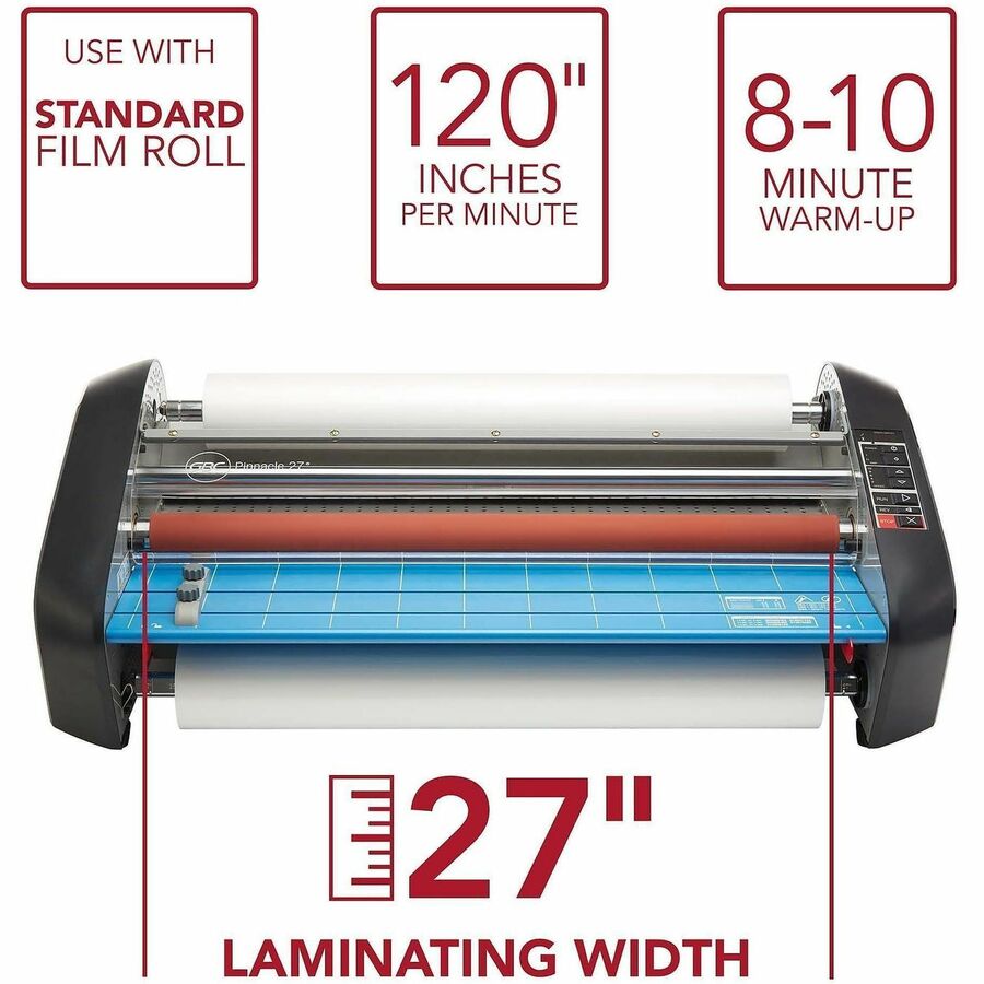 Roll - 27" Lamination Width - 3 mil Lamination Thickness - 24.5" Height x 15" Width