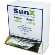 Lotion - Dispenser Box - Non-greasy, Water Resistant, Sweat Proof, Oil-free, PABA-free - 50/Dispenser Box - 1 Each