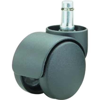2.18" Diameter - 120 lb Load Capacity - Nylon - Matte Black - 5 / Set