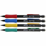 Integra Grip Mechanical Pencils - 0.5 mm Lead - Refillable - Assorted Barrel - 1 Dozen