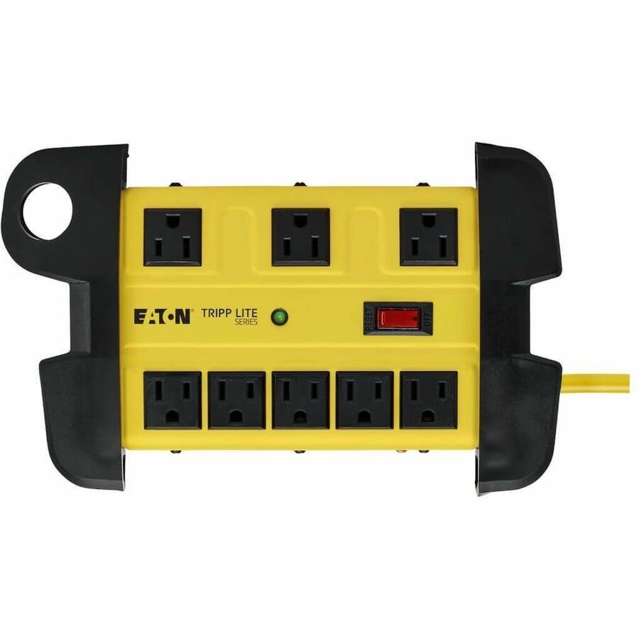 NEMA 5-15P - 8 x NEMA 5-15R - 1500 J - 120 V AC Input - 120 V AC Output - 12 ft