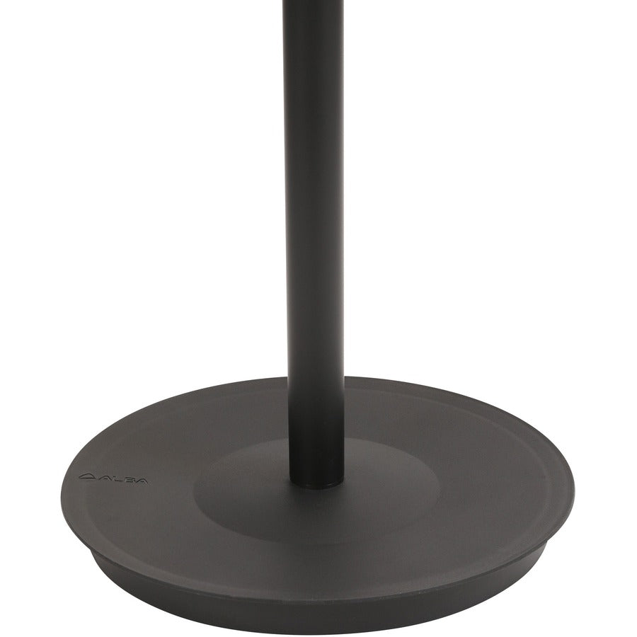 Alba Festival Coat Stand - 5 Pegs - 74" Height - for Garment - Black - 1 Each