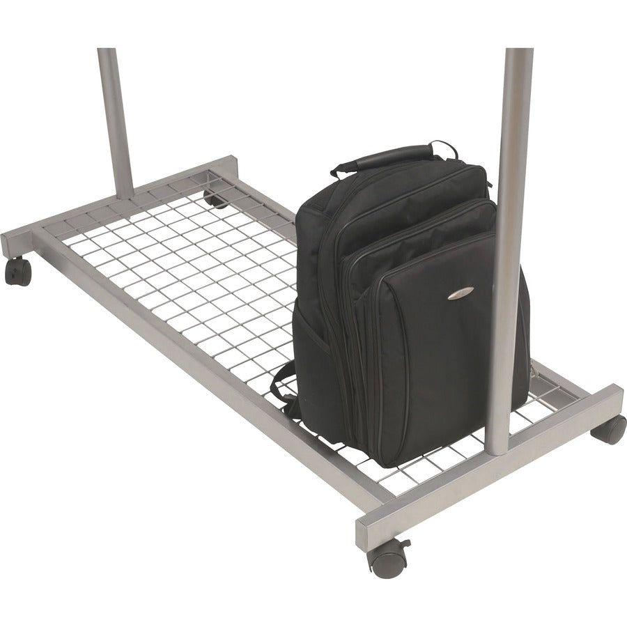 36 x Hanger - 72" Height x 45" Width x 22" Depth - Hanging Hook, Built-in Wheels - Chrome - 1 Each