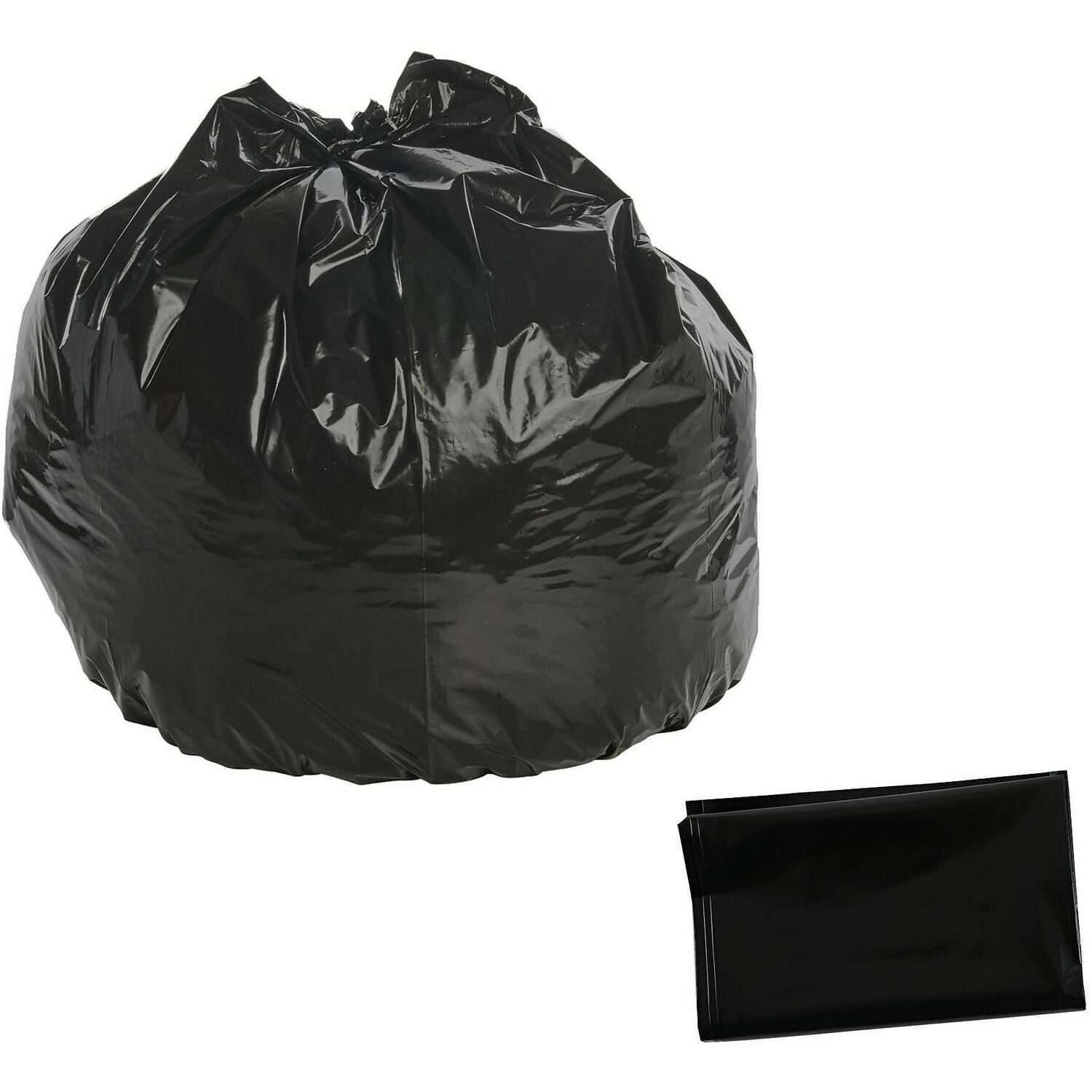 Stout Insect Repellent Trash Bags - 55 gal Capacity - 52" Length x 37" Width x 2 mil (51 Micron) Thickness - Black - Polyethylene - Recycled - 1 Carton