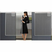 36" Width x 48" Height x 1.3" Depth - Silver Aluminum Frame - Plastic - Silver - 1 Each
