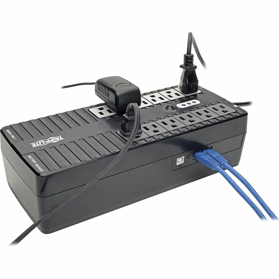 Ultra-compact Desktop/Tower/Wall Mount - 8 Hour Recharge - 1.70 Minute Stand-by - 120 V AC Input - 110 V AC, 115 V AC, 120 V AC Output - Single Phase - Pure Sine Wave - USB - 6 x NEMA 5-15R Receptacle(s)