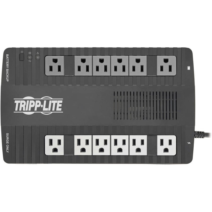 Ultra-compact Desktop/Tower/Wall Mount - AVR - 8 Hour Recharge - 2.70 Minute Stand-by - 120 V AC Input - 110 V AC, 115 V AC, 120 V AC Output - Single Phase - USB - 12 x NEMA 5-15R Receptacle(s) - 6 x Battery/Surge Outlet