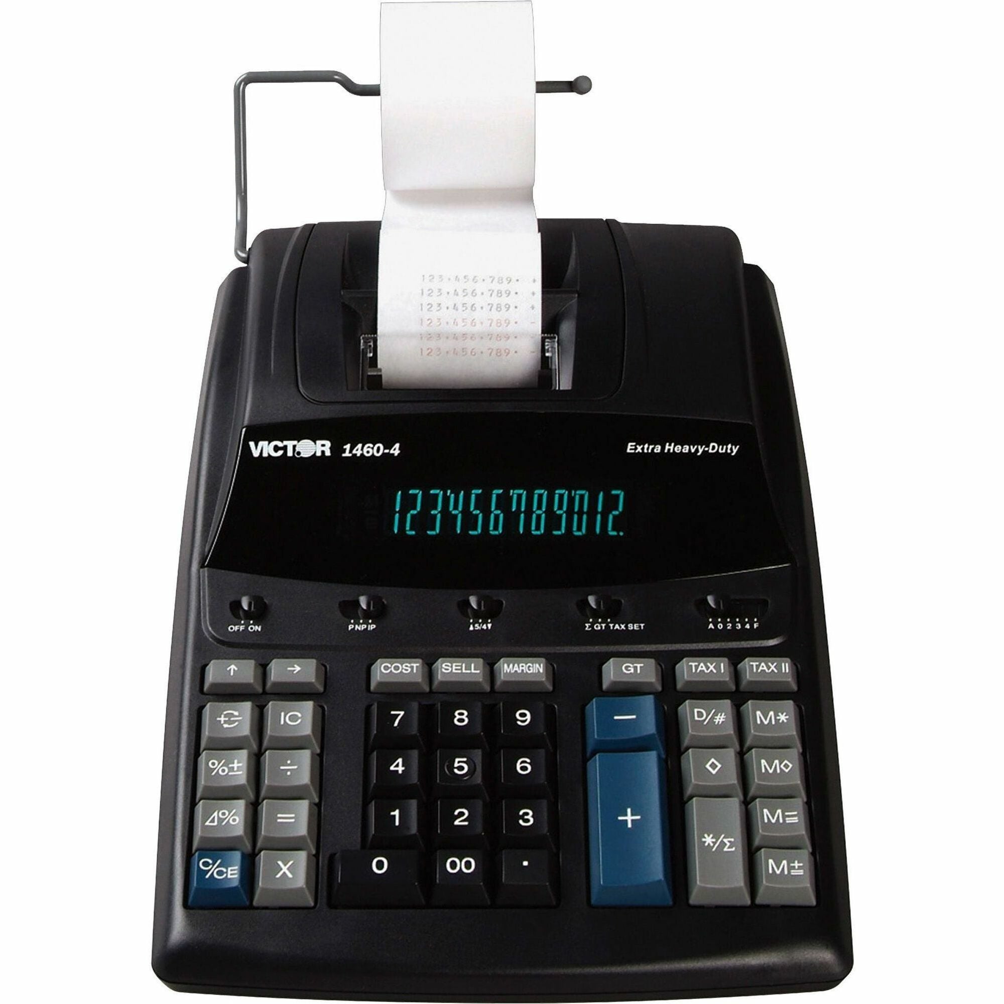 Independent Memory, Big Display, Heavy Duty, Sign Change, Item Count, 4-Key Memory, Easy-to-read Display - 3.3" Height x 8" Width x 12.3" Length - Black - 1 Each