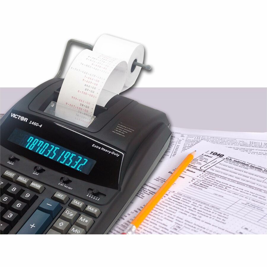 Independent Memory, Big Display, Heavy Duty, Sign Change, Item Count, 4-Key Memory, Easy-to-read Display - 3.3" Height x 8" Width x 12.3" Length - Black - 1 Each