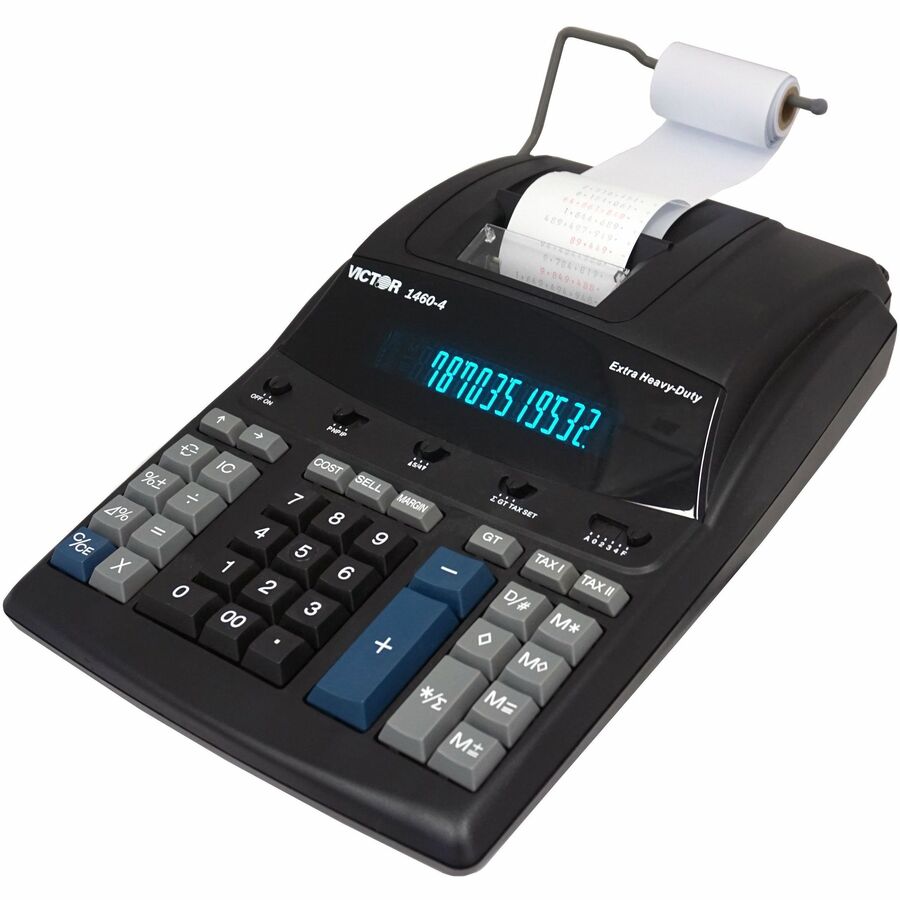 Independent Memory, Big Display, Heavy Duty, Sign Change, Item Count, 4-Key Memory, Easy-to-read Display - 3.3" Height x 8" Width x 12.3" Length - Black - 1 Each