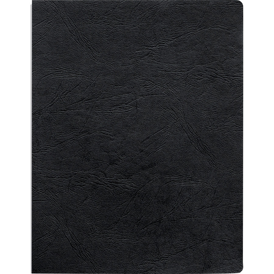 Fellowes Executive Presentation Covers - 11.3" Height x 8.8" Width x 0.1" Depth x 62 mil Thickness - For 8 3/4" x 11 1/4" Sheet - Rectangular - Black - Vinyl - 1 Pack
