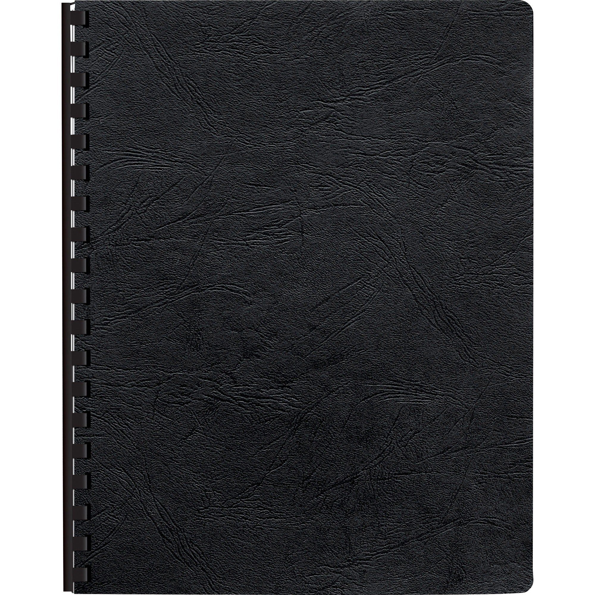 Fellowes Executive Presentation Covers - 11.3" Height x 8.8" Width x 0.1" Depth x 62 mil Thickness - For 8 3/4" x 11 1/4" Sheet - Rectangular - Black - Vinyl - 1 Pack