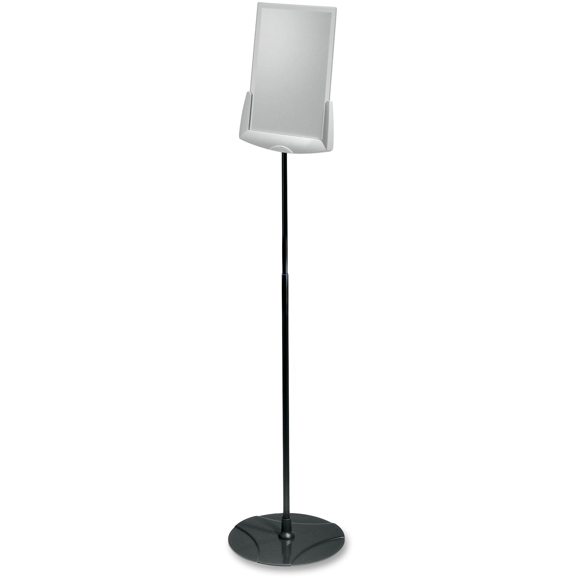 60" Height x 11" Width x 11" Depth - Acrylic - Gray - Tilt