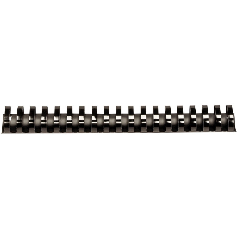 Fellowes Plastic Binding Combs - 1.5" Height x 11" Width x 1.5" Depth - 340 x Sheet Capacity - For Letter 8 1/2" x 11" Sheet - Black - Plastic - 1 Pack