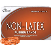 Alliance Rubber Rubber Bands - Size: #19 - 3.5" Length x 0.1" Width - Latex-free, Stretchable - Synthetic Rubber - Orange - 1440 / Box