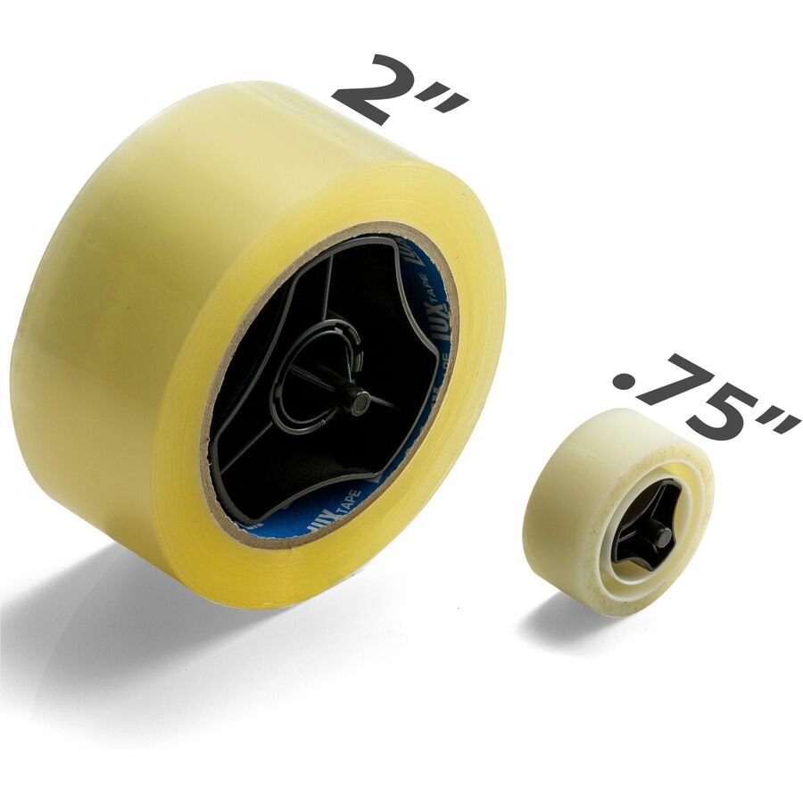 Holds Total 2 Tape(s) - Heavy Duty - Black - 1 Each