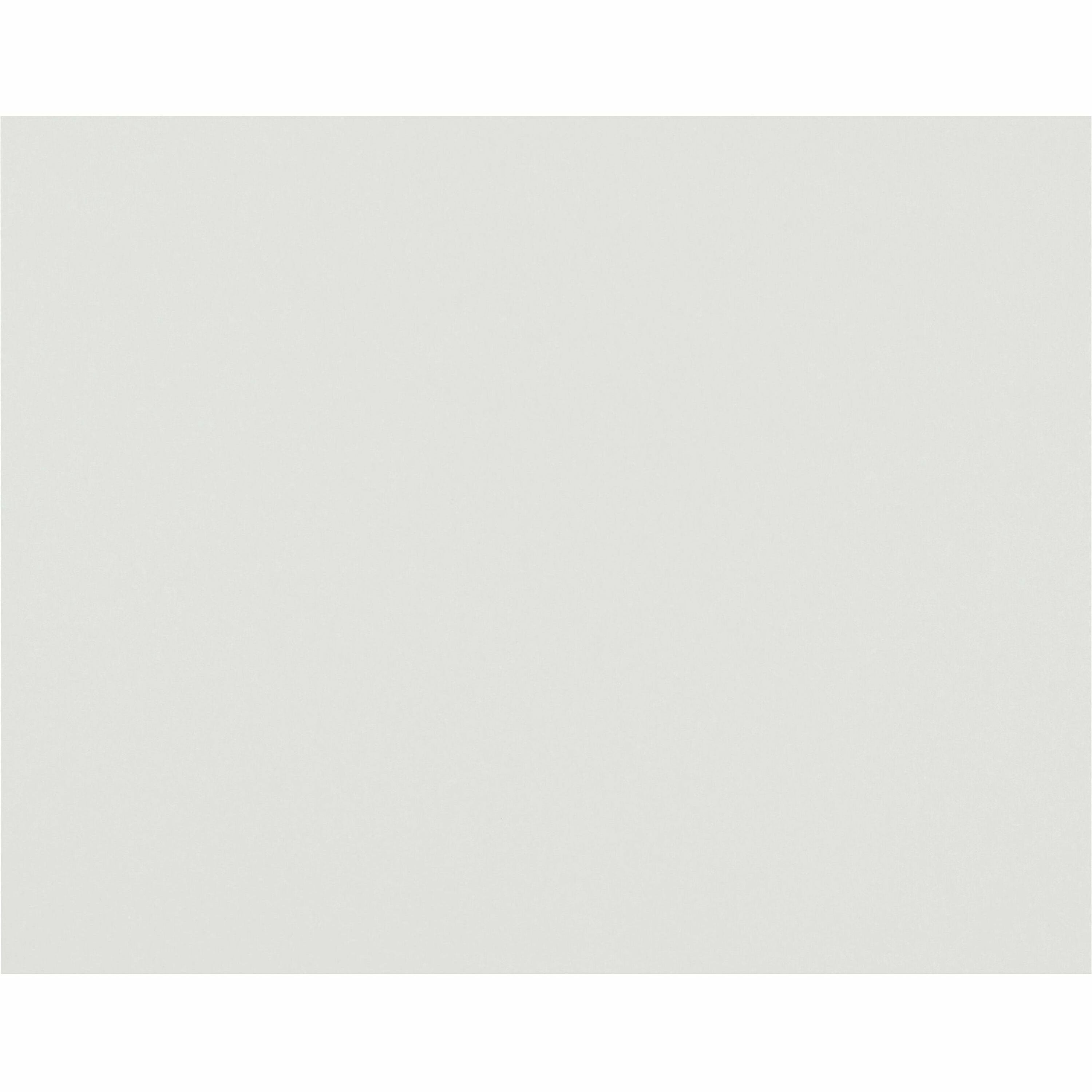 Pacon Railroad Board - Art, Craft, Mat, Mounting, Block Printing, Painting, Marker, Stenciling, Poster - 22" Width x 28" Length - White - 100 / Carton