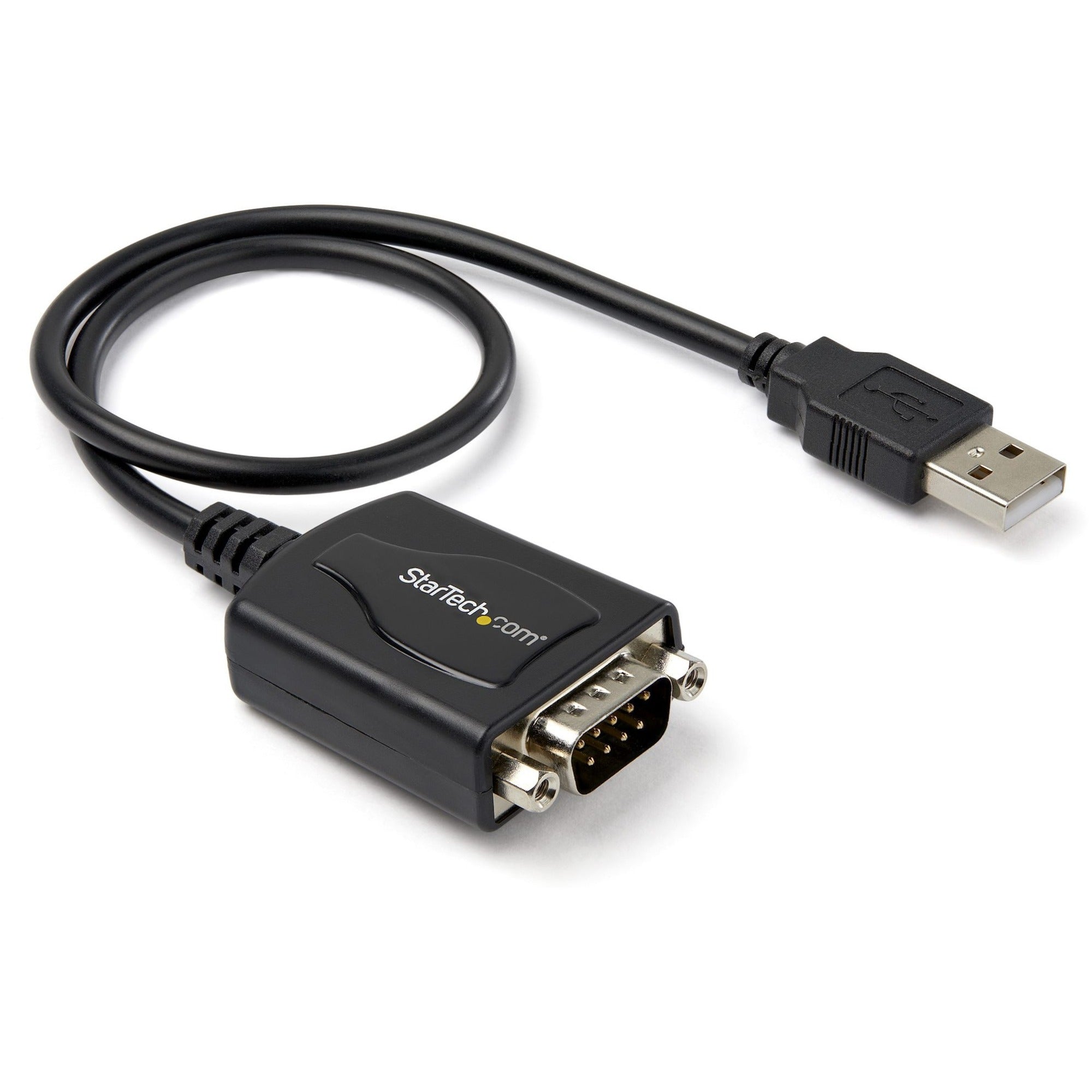 StarTech.com 1 Port Professional USB to Serial Adapter Cable with COM Retention