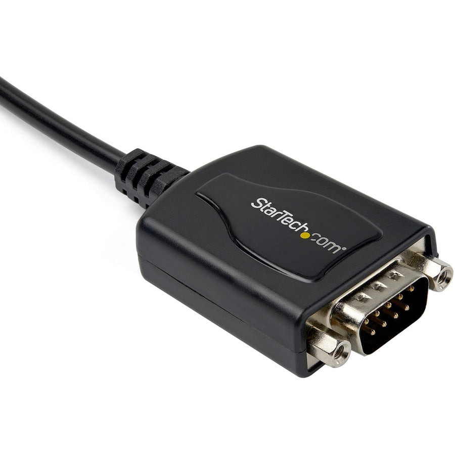 StarTech.com 1 Port Professional USB to Serial Adapter Cable with COM Retention