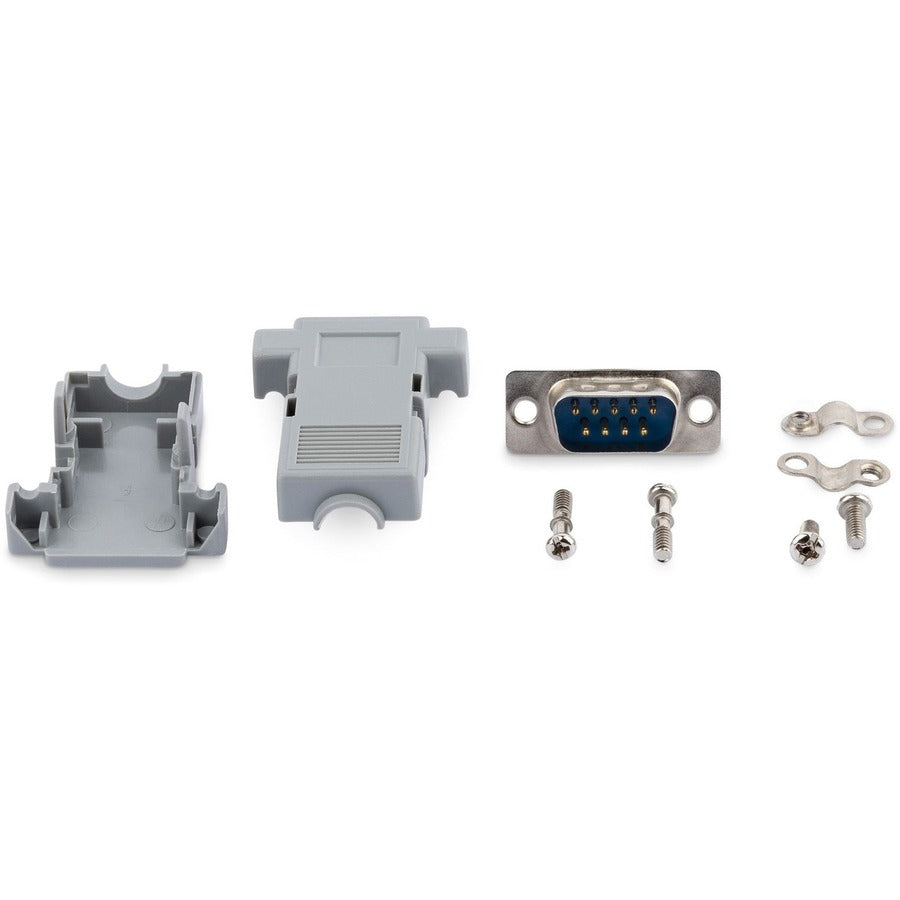StarTech.com Assembled DB9 Male Solder D-SUB Connector with Plastic Backshell