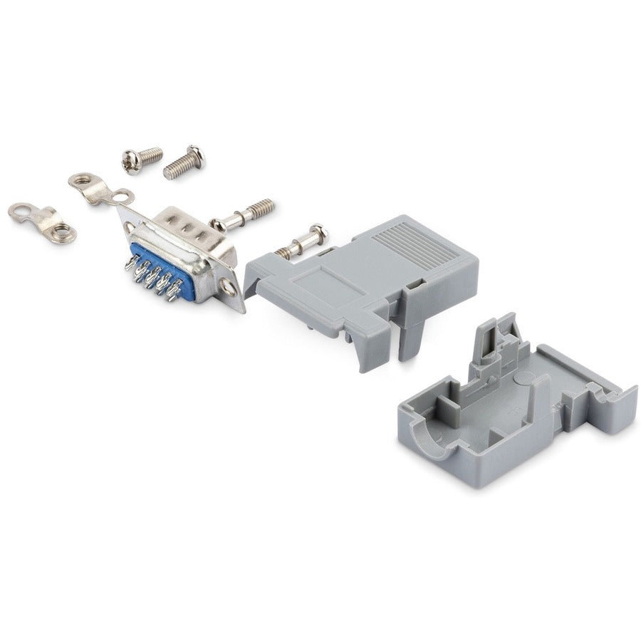 StarTech.com Assembled DB9 Male Solder D-SUB Connector with Plastic Backshell