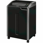 Continuous Shredder - Strip Cut - 38 Per Pass - for shredding Staples, Credit Card, CD, DVD, Paper Clip, Junk Mail, Paper - 0.219" Shred Size - P-2 - 20 ft/min - 16" Throat - 35 gal Wastebin Capacity - Black, Dark Silver - TAA Compliant