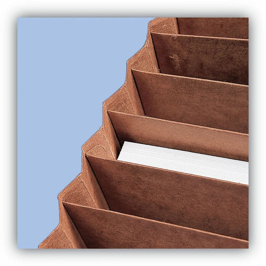 8 1/2" x 14" - 12 Pocket(s) - Redrope, Tyvek - Redrope - Flap, Elastic Closure, Reinforced Gusset - 30% Recycled - 1 Each